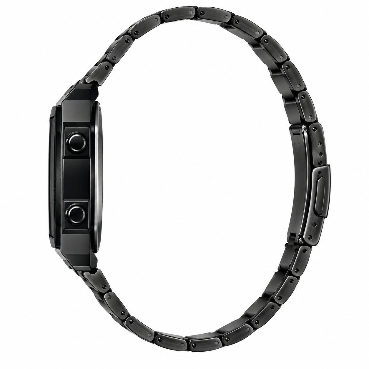 CASIO Vintage A168 Black Digital Stainless Steel Watch